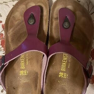 Birkenstock Gizeh Size 38- Purple